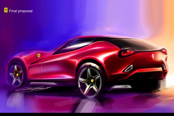 مصمم سيارات فيراري يفكر بطريقة غير تقليدية للتصميم التجريبي لسيارة فيراري جراند تورير بالصور 3